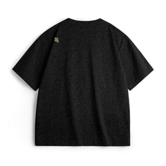 MADEN Herren Thunderbird Stickerei Schwergewicht Baumwoll T-Shirt