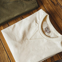 MADEN Vintage Einfarbig Locker sitzendes Shirt