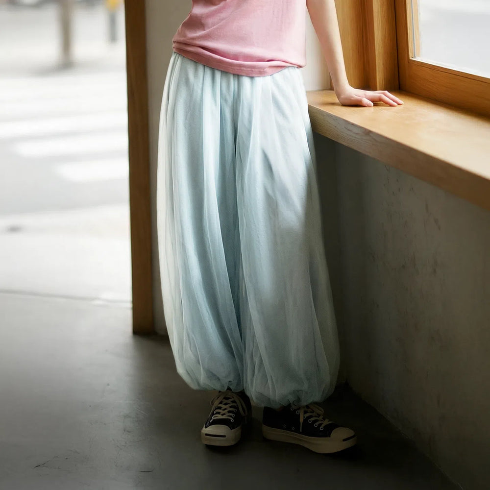 MADEN Women's Mint Tapered Wide Pants