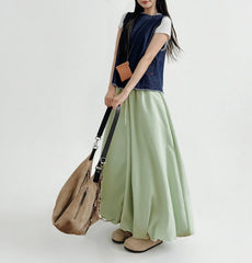 MADEN Peachskin Balloon Pants Wide-Leg