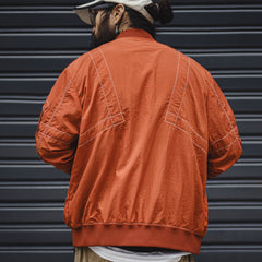 MADEN Orange MA1 Bomber Jacket