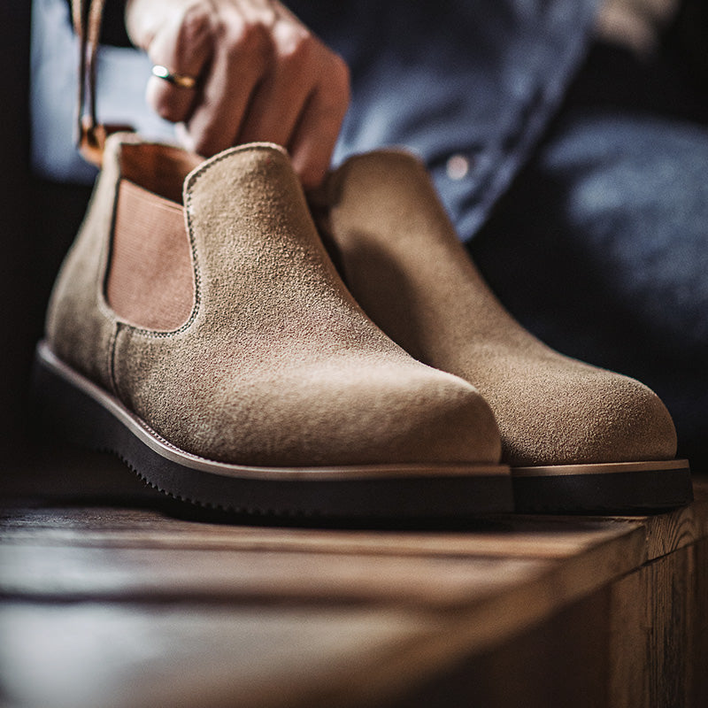 MADEN Suede Chelsea Boots