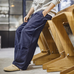 MADEN Denim Blue Carpenter Cargo Pants