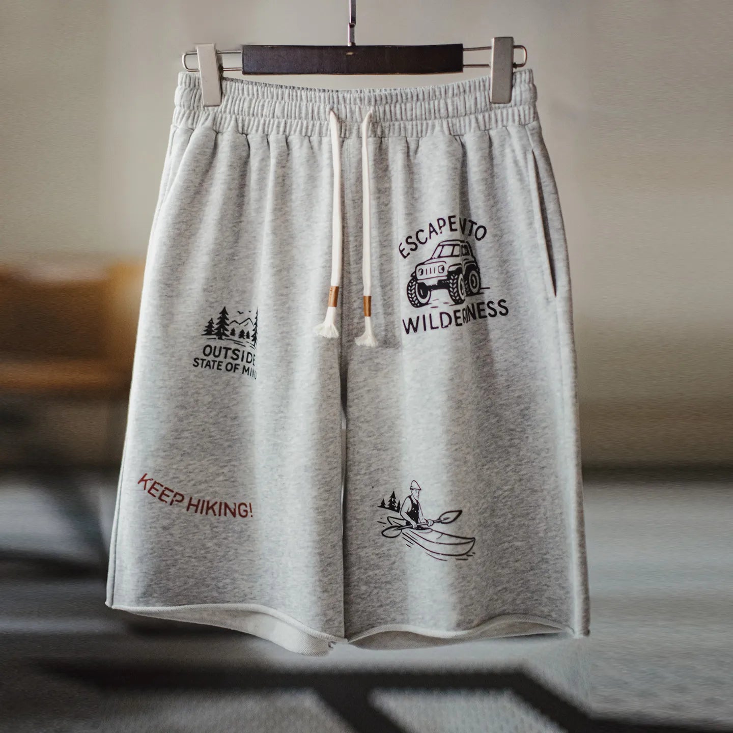 MADEN Heavyweight Terry Print Shorts