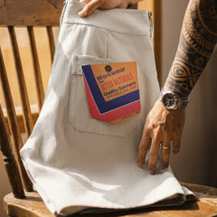 MADEN Minimalistische Old Money Gurkha Faltenweite Bein Shorts