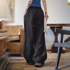 MADEN Women's Quick-Dry Wide-Leg Cargo Pants