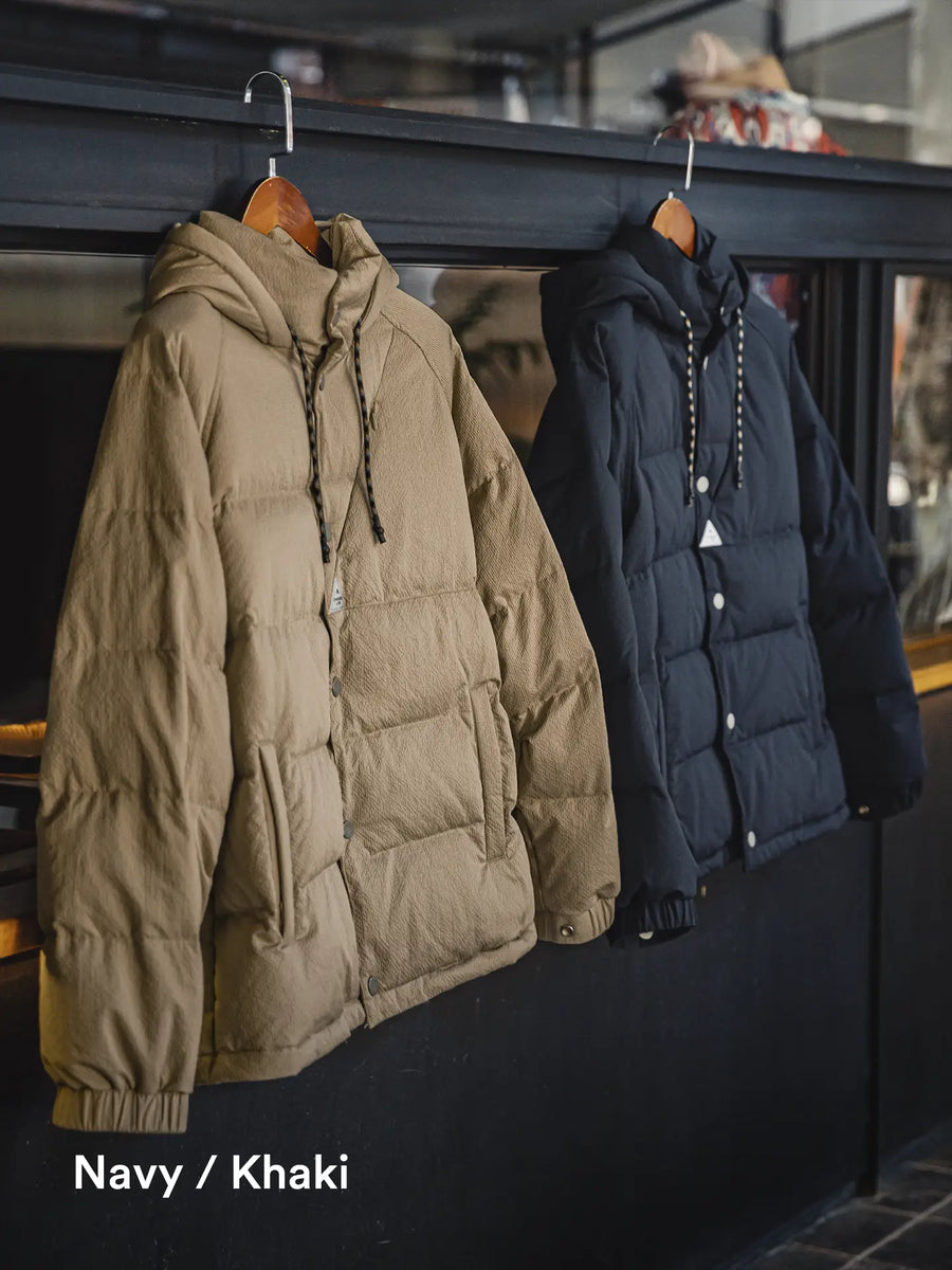Doudoune matelassée Maden 90 en duvet de canard blanc, épaisse et chaude, à capuche, pour homme. Tissu haute densité. Vêtements d'extérieur chauds pour l'hiver. 
