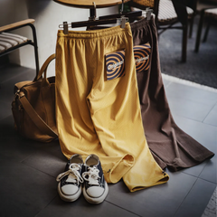 MADEN Karierte Cord-Hose – Relaxed Fit