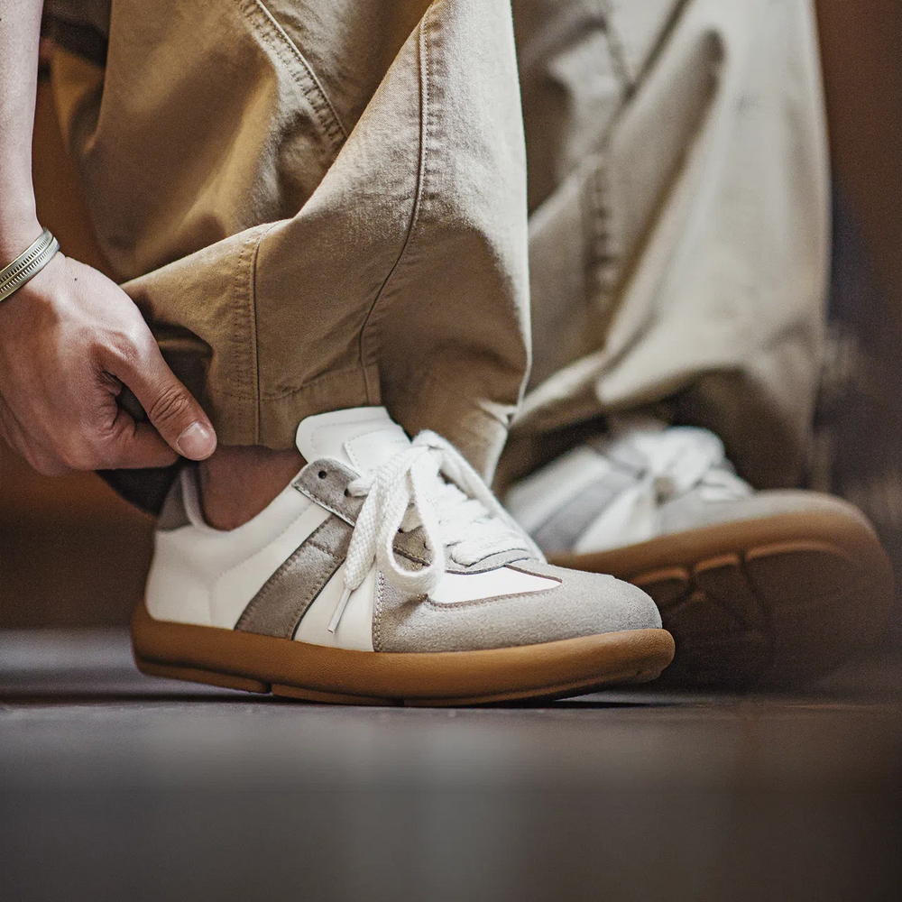 MADEN Wide Toe Vintage Trainer Shoes