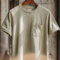 MADEN Vintage Distressed Print Tee