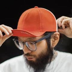 MADEN Mesh-Back Breathable Flat-Brim Baseball Cap