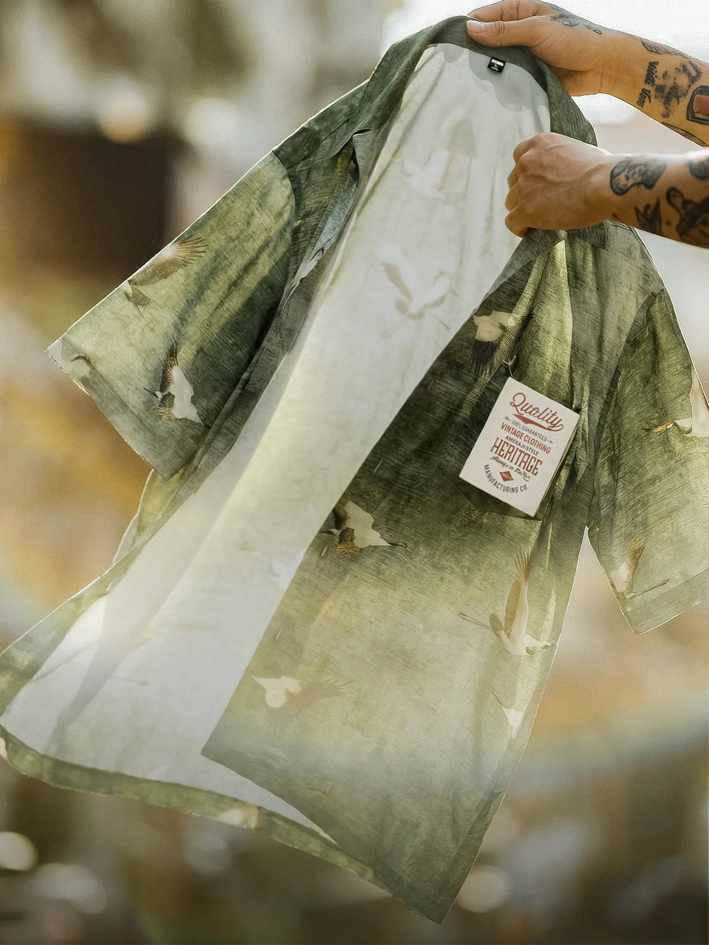 MADEN Lyocell Short Sleeve Shirt