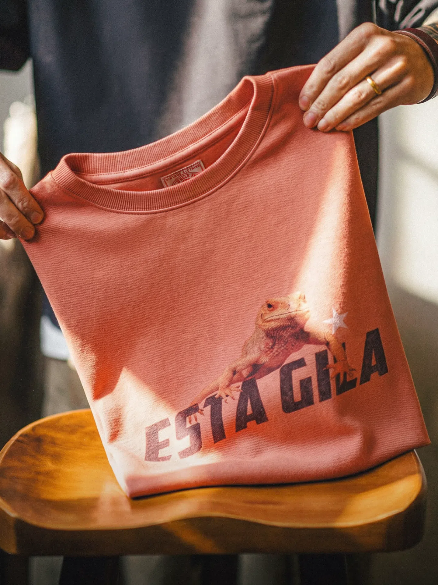 Men's Vintage Printed T-Shirt