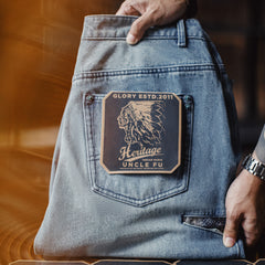 MADEN Paratrooper Distressed Denim Jeans