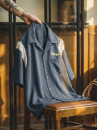 MADEN Vintage Cotton Bowling Short Sleeve Shirt thumbnail