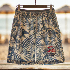 MADEN Shorts mit Strandurlaub-Print