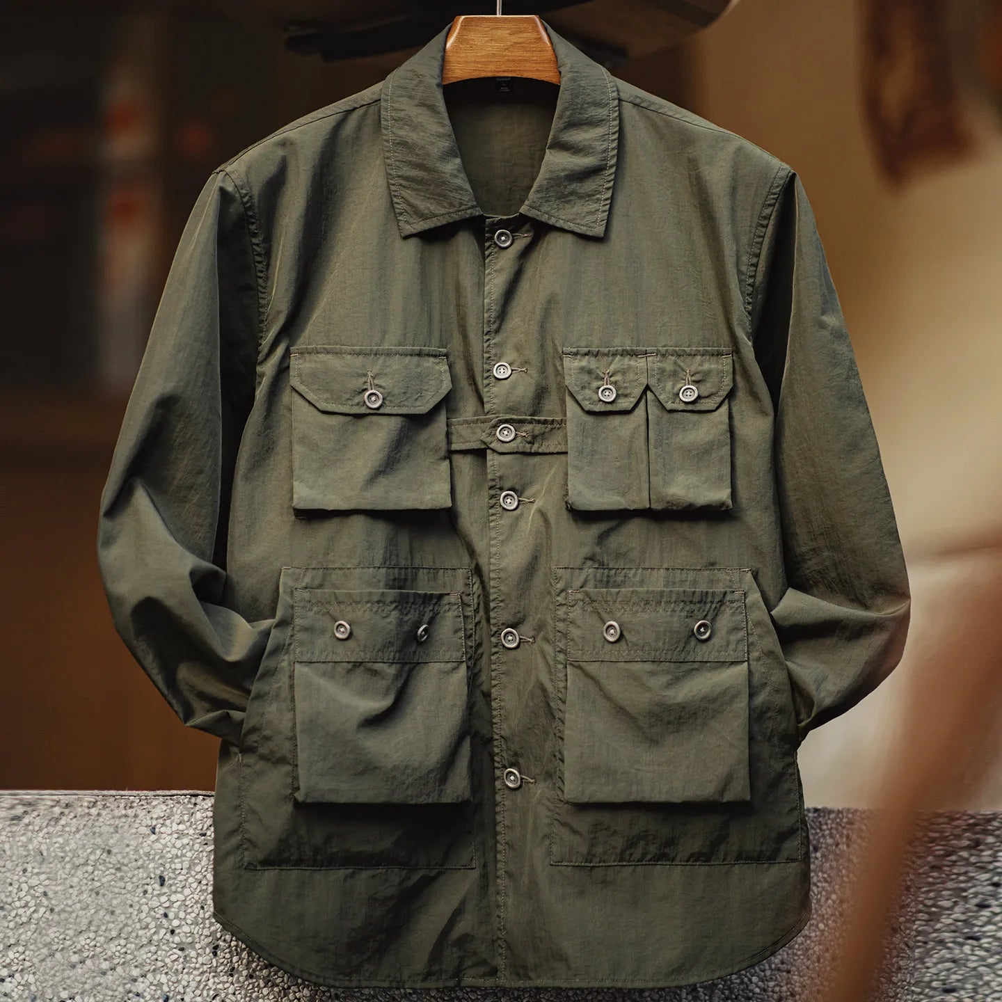 MADEN Safari Utility Shirt Jacket