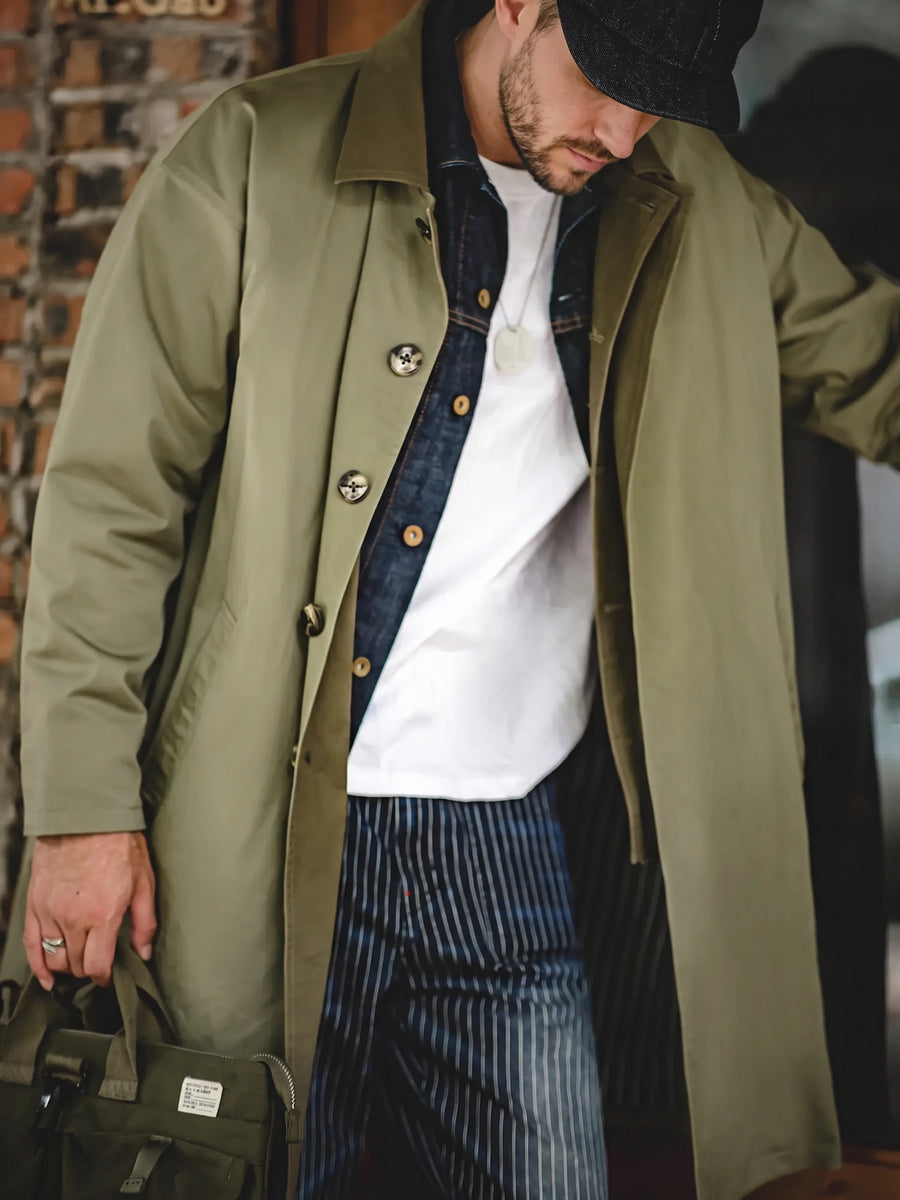 Manteau trench-coat Balmacaan MADEN 