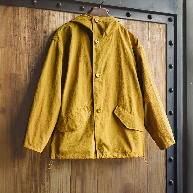 MADEN Lightweight Waterproof Hooded Windbreaker Jacket