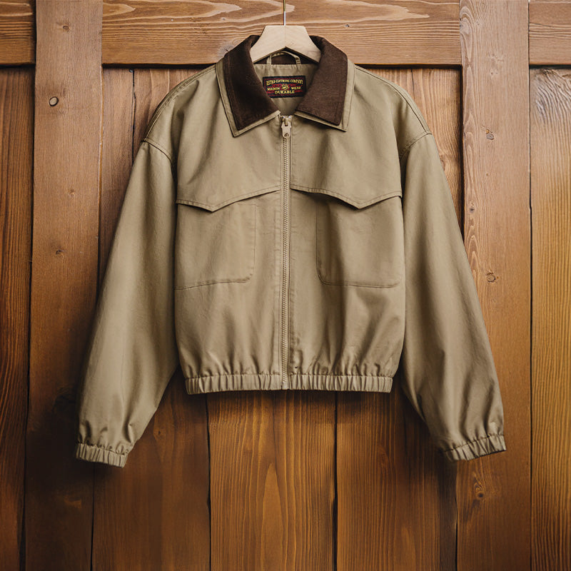 MADEN Women’s Barn Jacket - Corduroy Collar