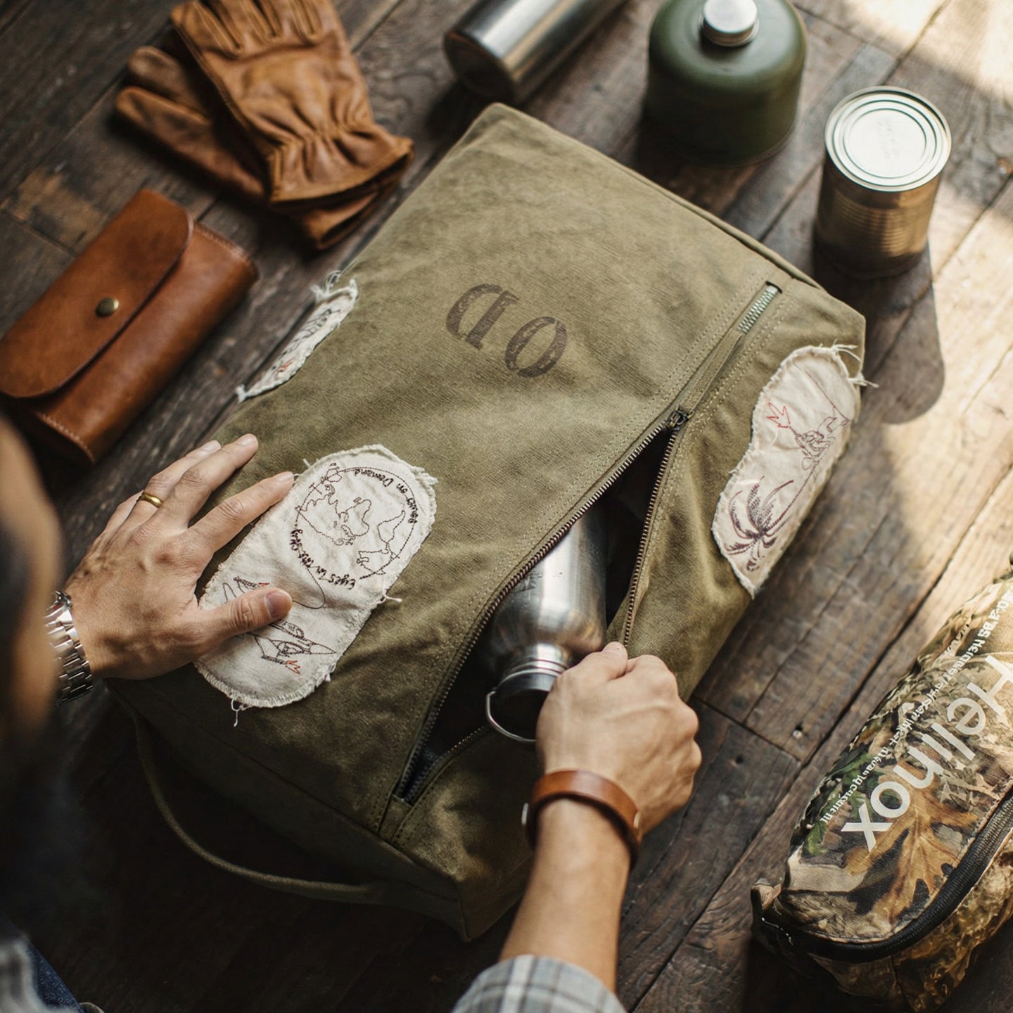 MADEN Retro Kit Bag - Large Capacity