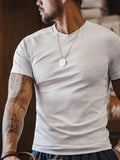 MADEN Men's Lyocell V-Neck Cooling Slim-Fit T-Shirt selected product image