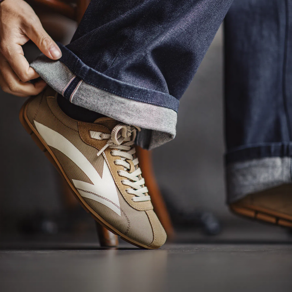 MADEN Vintage Racing Mesh Sneakers