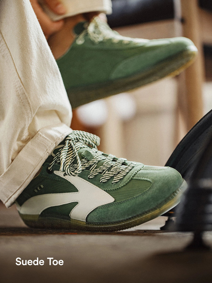 MADEN Arrow German Trainers Shoes - Green