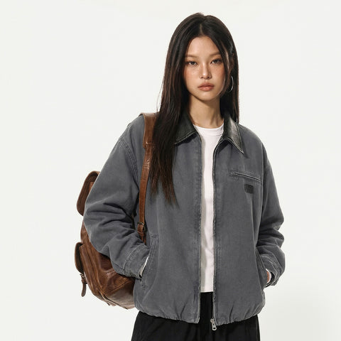 MADEN Women’s Grey Detroit Jacket
