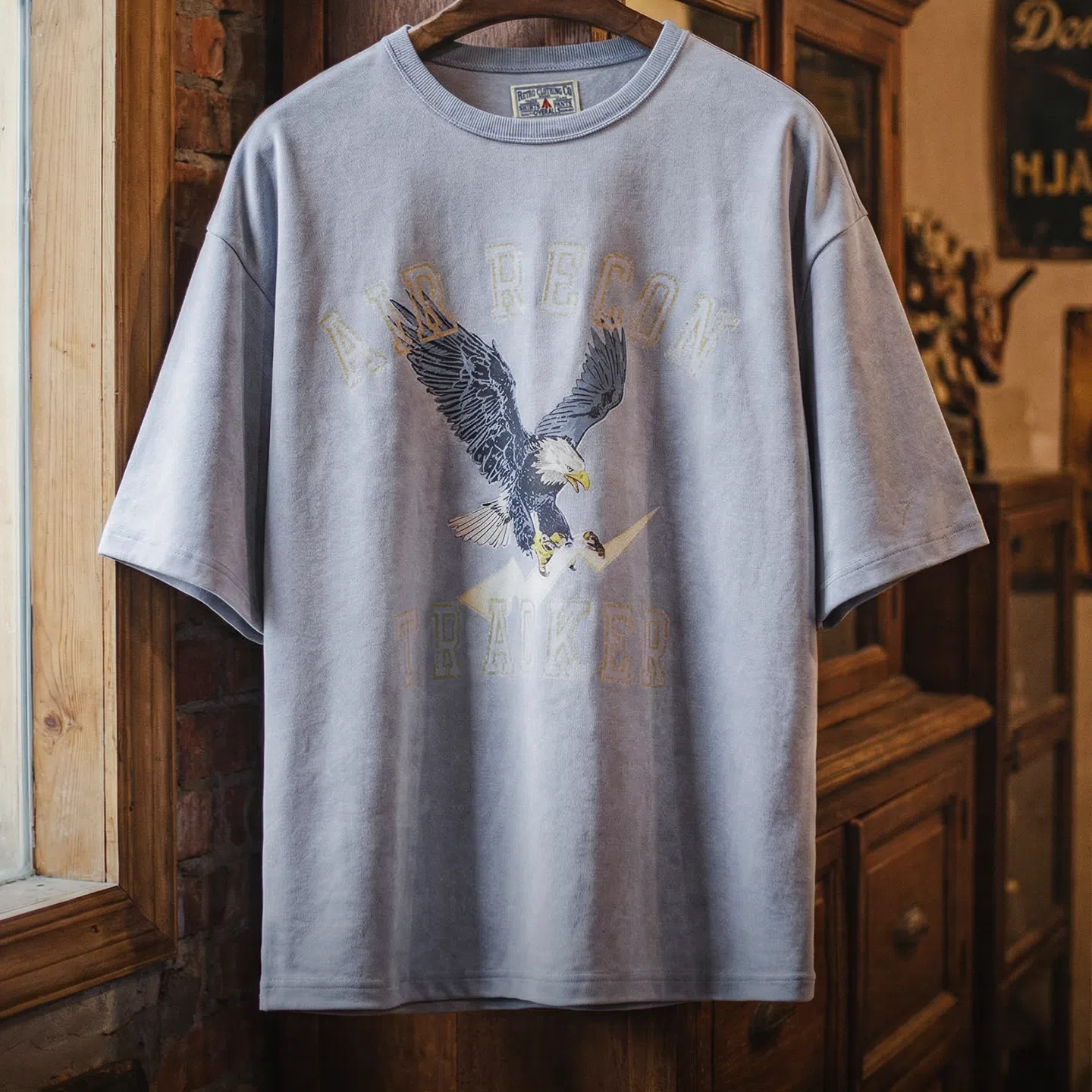 MADEN Retro GORO'S Washed Print T-shirt