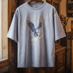 MADEN Retro GORO'S Washed Print T-shirt