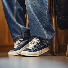 MADEN Tie-Dye Canvas Plateauschuhe