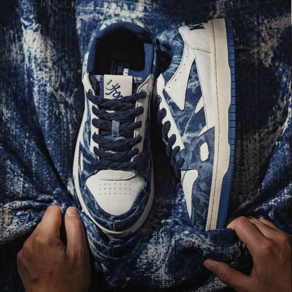 MADEN Retro Tie-Dye Chunky Sneakers for Daily Wear
