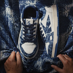 MADEN Retro Tie-Dye Chunky Sneakers for Daily Wear