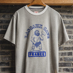 MADEN Vintage Ribbed Print Knit Tee