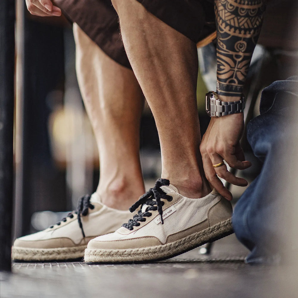 MADEN Woven Linen Fisherman Shoes