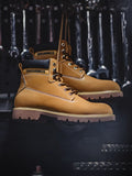 MADEN Unisex Yellow Steel-Toe Work Boots selected product image