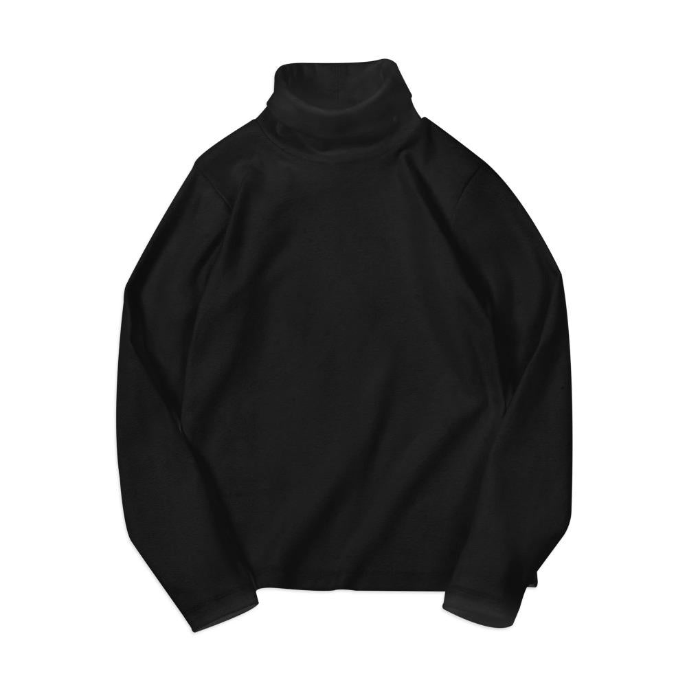 MADEN Damen Gerippter Rollkragenpullover