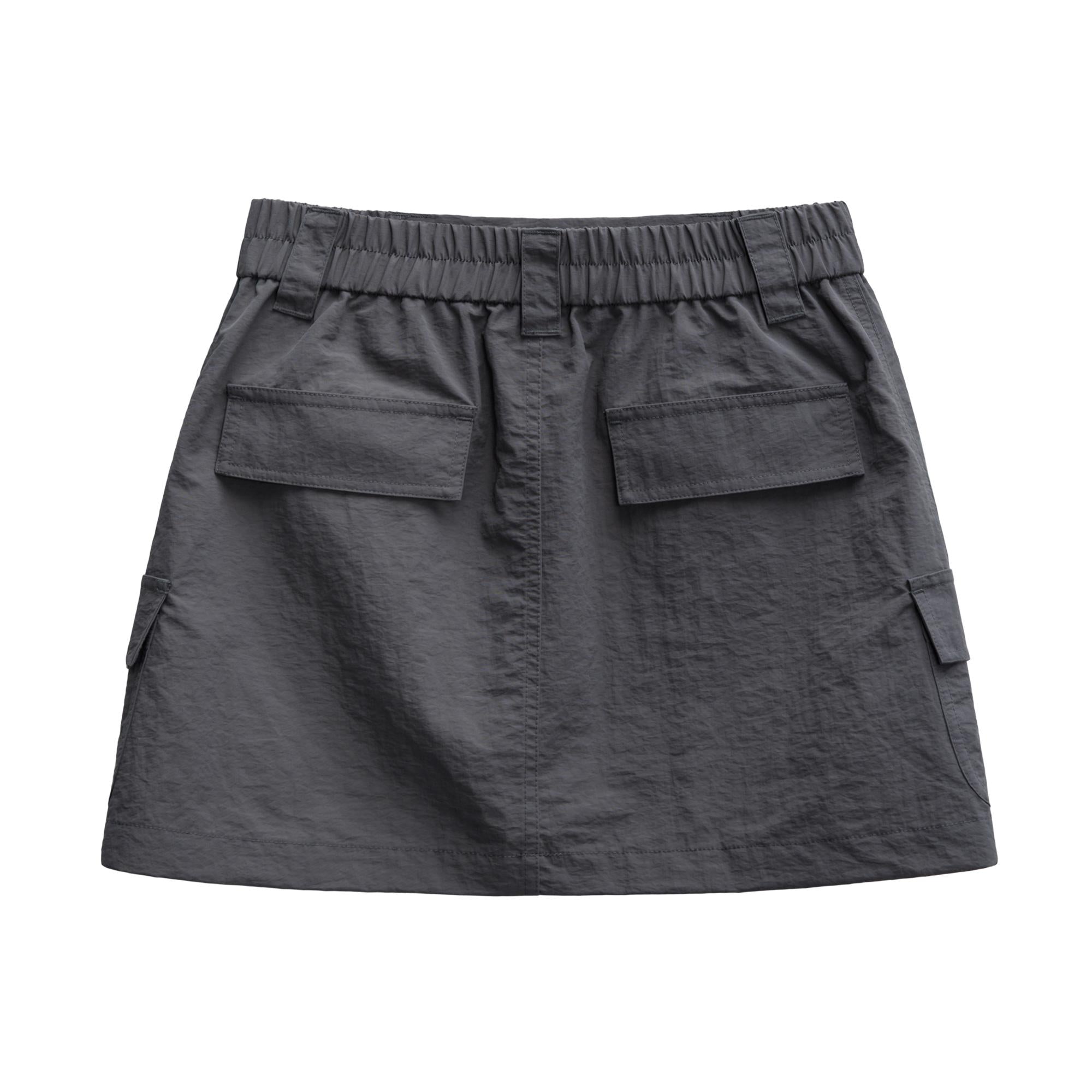 MADEN Vintage Falten A-Linien Workwear Rock