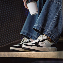 MADEN Herren Color-Block Low-Top Canvas Sneaker