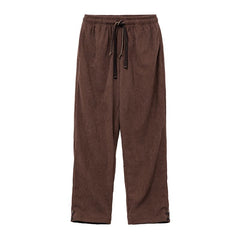 MADEN Karierte Cord-Hose – Relaxed Fit