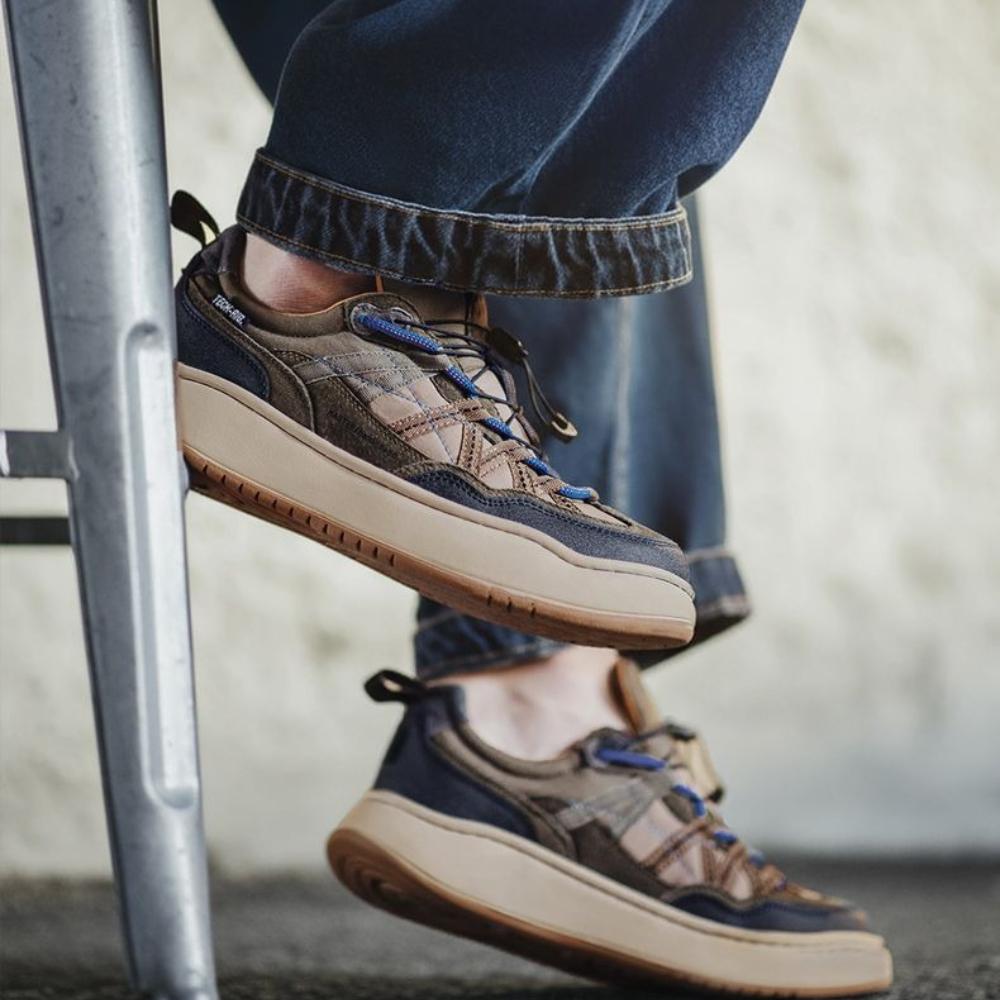 MADEN Herren Dicksohlige Wandersneakers