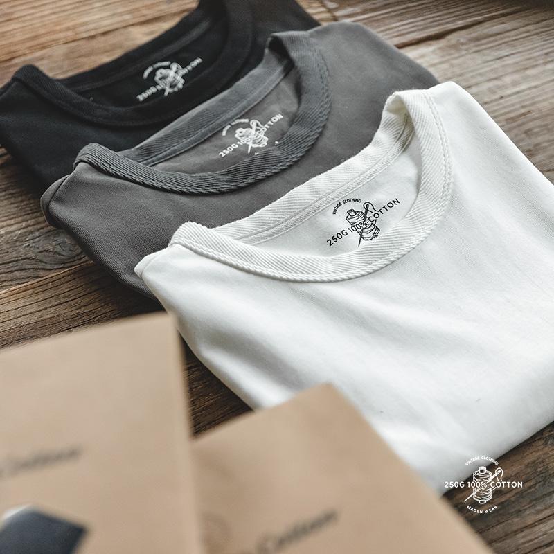MADEN 250g Heavyweight Cotton T Shirt