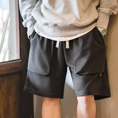MADEN Schwere Strick-Cargo-Sweatpants mit Taschen