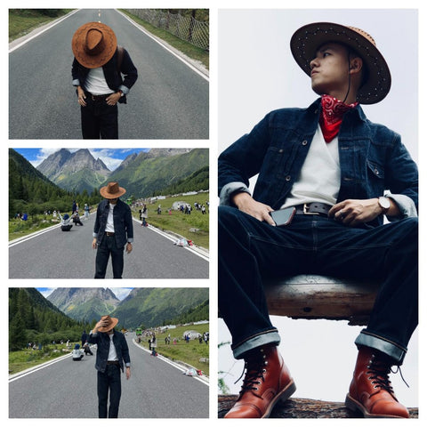 Chaqueta de mezclilla MADEN 14.8oz