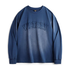 MADEN Batik Ombre Schwere Baumwoll Sweatshirt