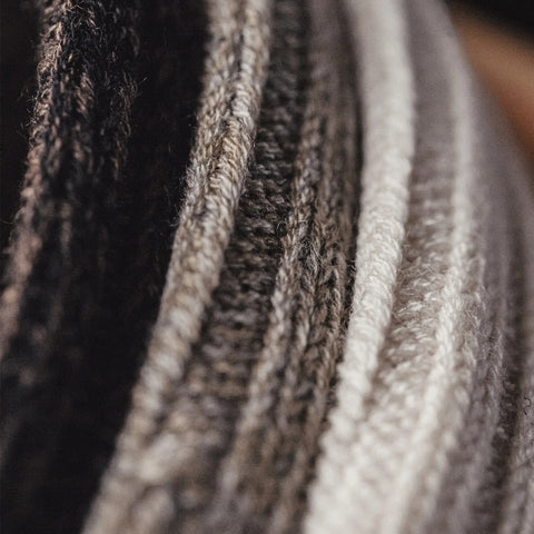 MADEN Herren Retro Wollmischung Crew Socken – Dick gestrickt, Winterkomfort, warm 