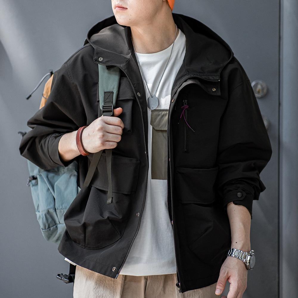 MADEN Outdoor-Kapuzenjacke – Wasserdicht, reflektierend