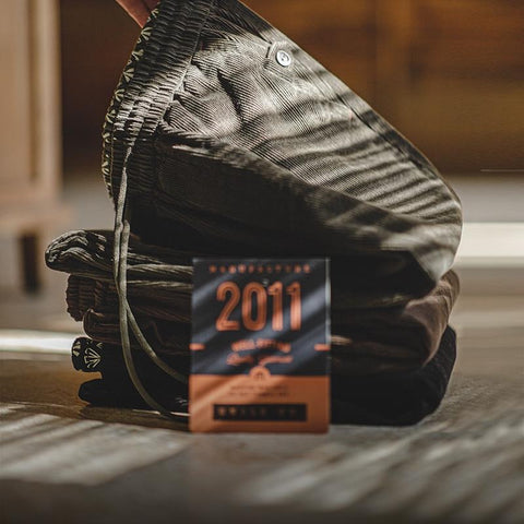 Maden Retro Corduroy Trousers Elastic Waist