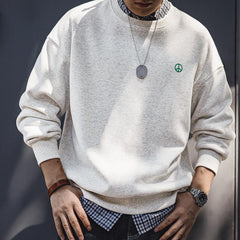 Sudadera con capucha de ajuste holgado y peso pesado estilo retro Maden